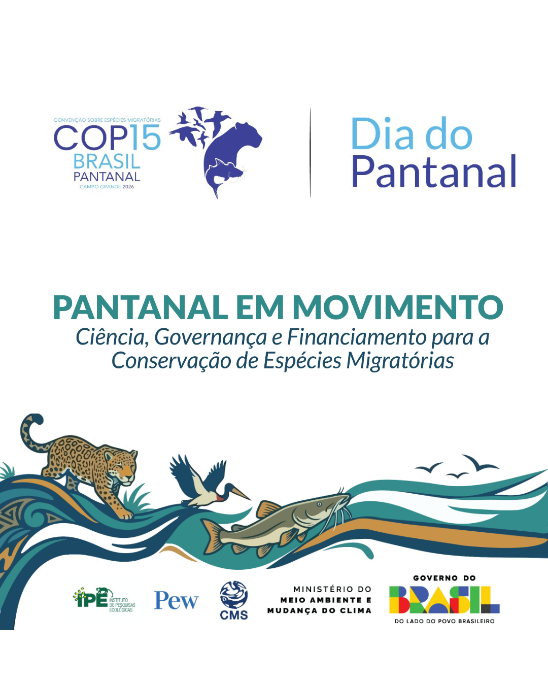 banner sobre dia do pantanal na cop15