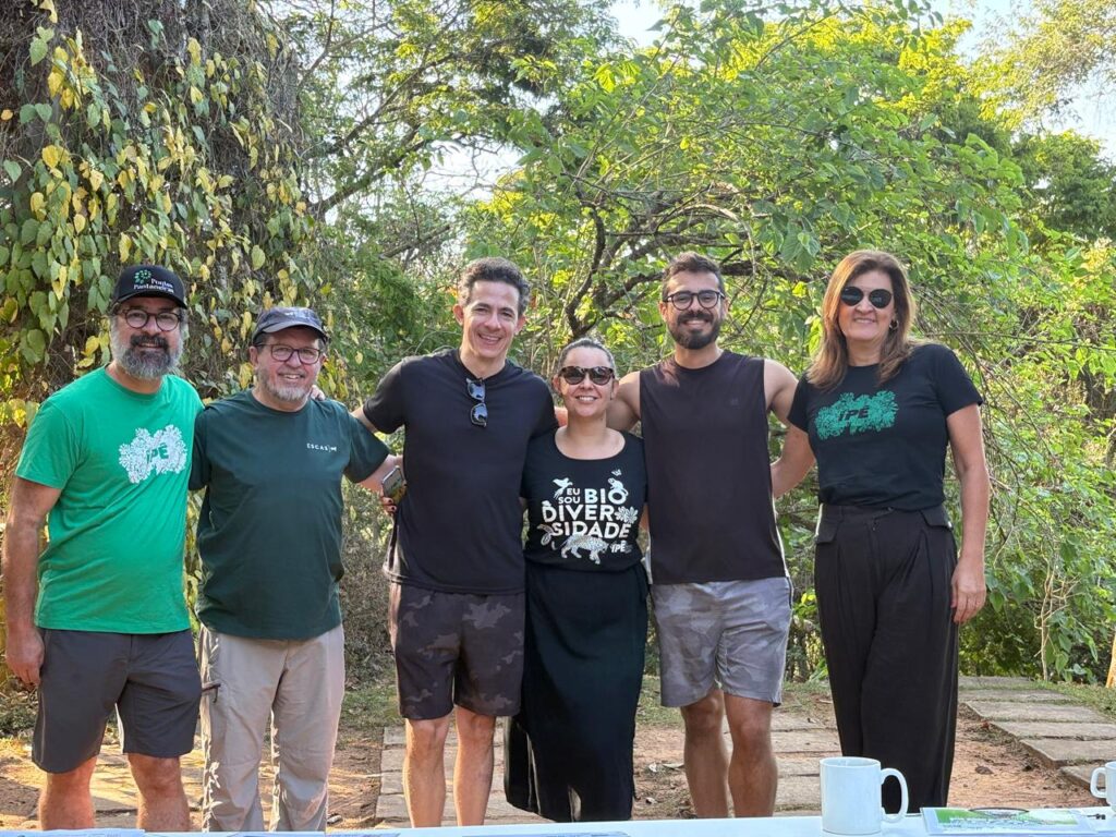 Voluntários do IPÊ que apoiaram o Pedal na Mata