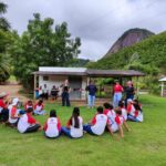 Alunos do CEIER de Águia Branca em Dia de Campo no Rancho Maciel
