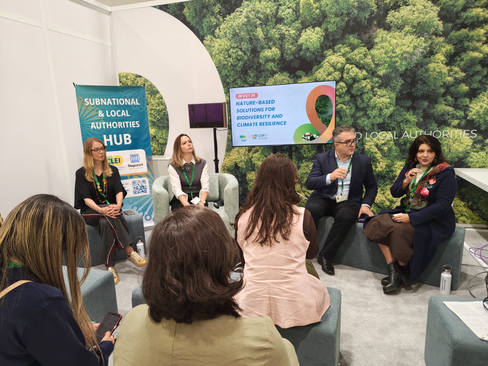 Simone Tenório, do IPÊ participa de debate sobre como acelerar a implementação de Soluções Baseadas na Natureza (SbN) na COP17